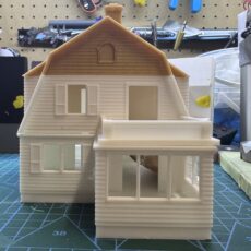 Szczegółowa makieta domu 3D – architektoniczna miniatura domu wykonana techniką druku 3D-projekt promocjepolska