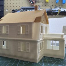 Szczegółowa makieta domu 3D – architektoniczna miniatura domu wykonana techniką druku 3D-promocjepolska