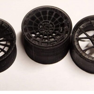 czarne felgi 3D do modeli samochodów- różne wzory szprych 3D- promocjepolska