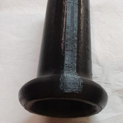 tuleja techniczna 3D – element przemysłowy 3D- precyzyjnie wydrukowana tuleja z czarnego filamentu do systemów montażowych i konstrukcji przemysłowych 3D- promocjepolska