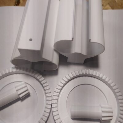 zestaw przekładni i uchwytów 3D- komplet kół zębatych i profili konstrukcyjnych w druku 3D – modele techniczne do zastosowań mechanicznych, robotycznych i edukacyjnych- promocjepolska